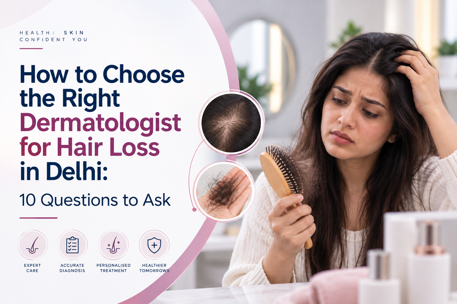 How to Choose the Right Dermatologist for Hair Loss in Delhi - 10 Questions to Ask
