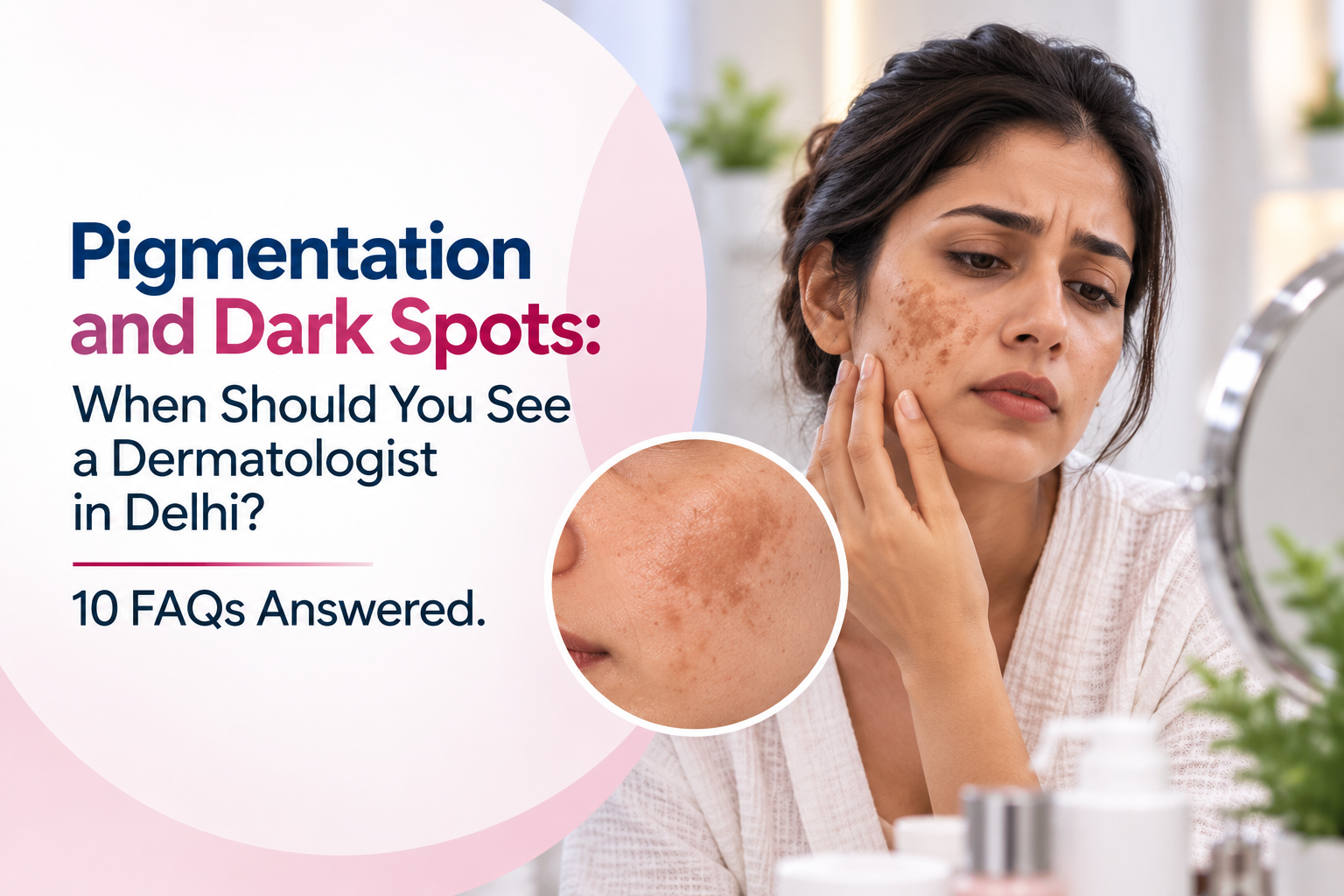 Pigmentation and Dark Spots -When Should You See a Dermatologist in Delhi - 10 FAQs Answered