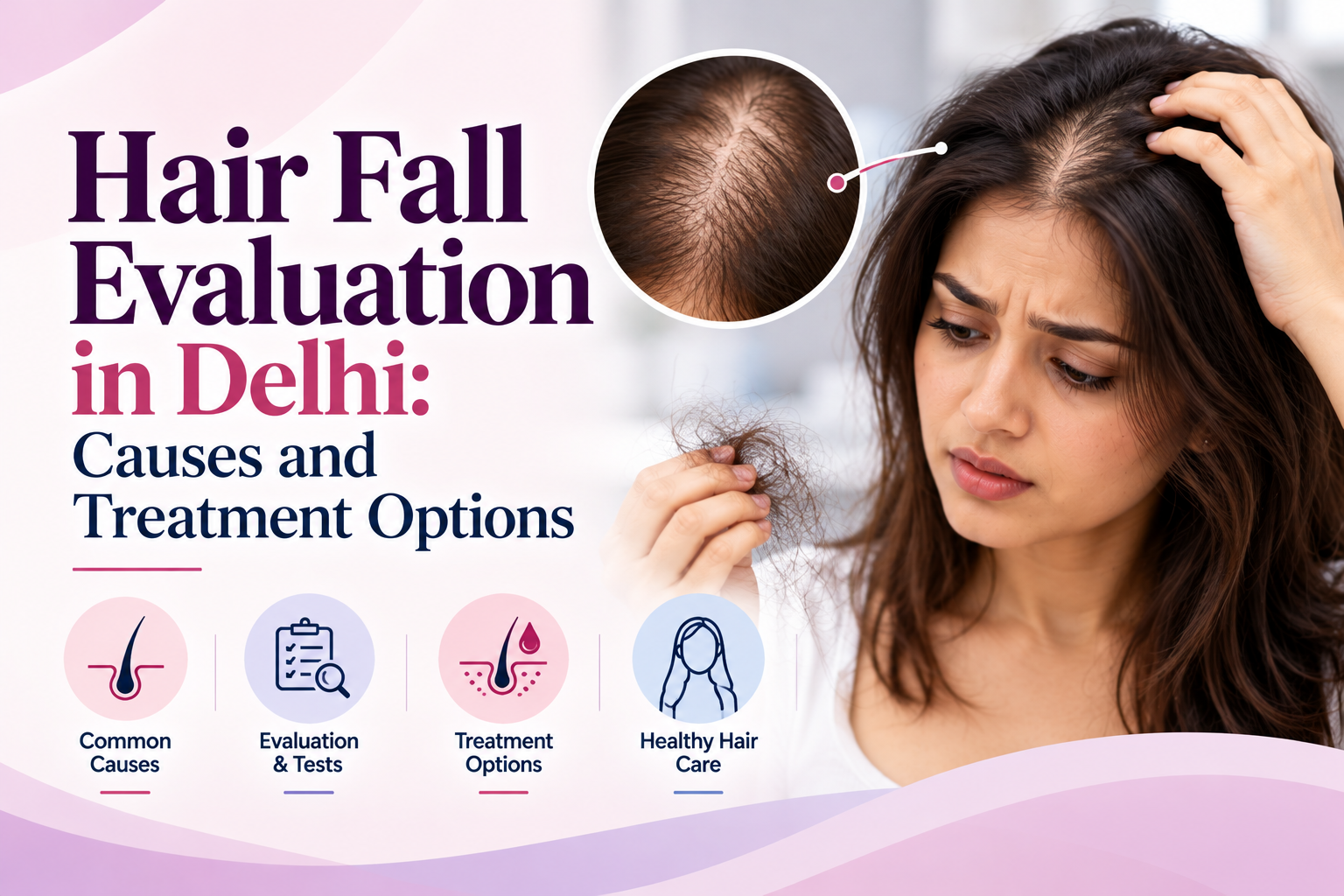Hair Fall Evaluation in Delhi - Causes and Treatment - Dr Rashmi Sharma