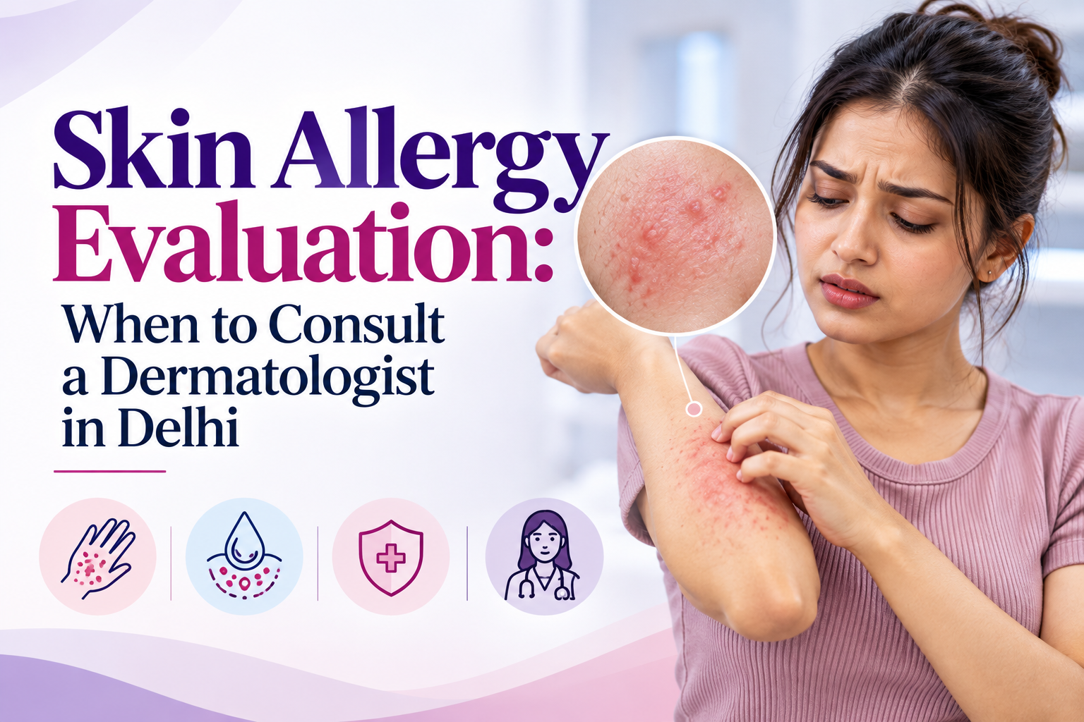Skin Allergy Dermatologist in Delhi - When to Seek Help - Dr Rashmi Sharma
